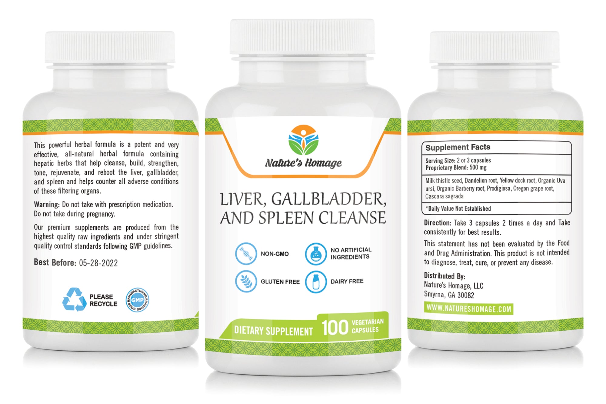 Liver, Gallbladder, and Spleen + Dandelion root